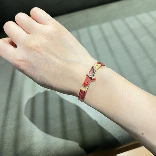 北京仓｜Hipanema-Link-祖尼部落鸟 手链（粉色）［法国设计师］ 商品图3