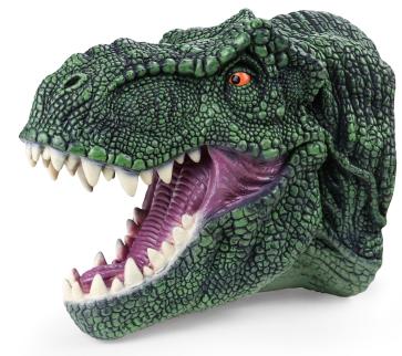 迪杰熊儿童恐龙玩具软胶手偶仿真模型 商品图0