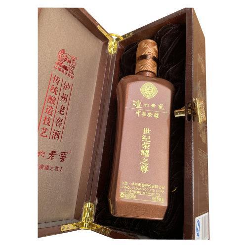 【2013年出厂纪念版老酒】泸州老窖·中国荣耀-世纪荣耀之尊 52度 500ml 仿实木礼盒装 收藏摆柜送礼 商品图1
