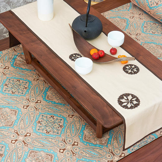 哥特秘境罗汉床棕榈加厚防滑沙发垫 商品图2