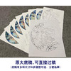 【有步骤、大彩图】李晓明工笔画白描底稿圆形小品《瑶池春》牡丹初学者临摹花鸟线稿KL16 商品缩略图1