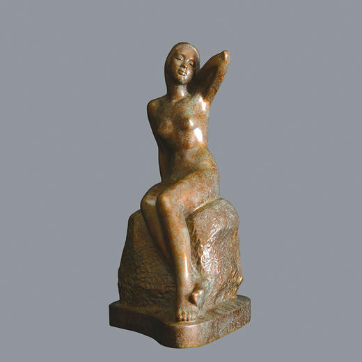 宇达青铜摆件 张得蒂作品《梦》艺术装饰摆件  高49cm 商品图0