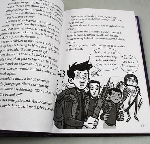 地球上的孩子1-3册 英文原版 The Last Kids on Earth The Monster Box 儿童英语漫画绘本 课外阅读书籍 商品图1