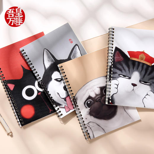 齐心吾皇万睡双螺旋装订本WHCX5601 商品图2