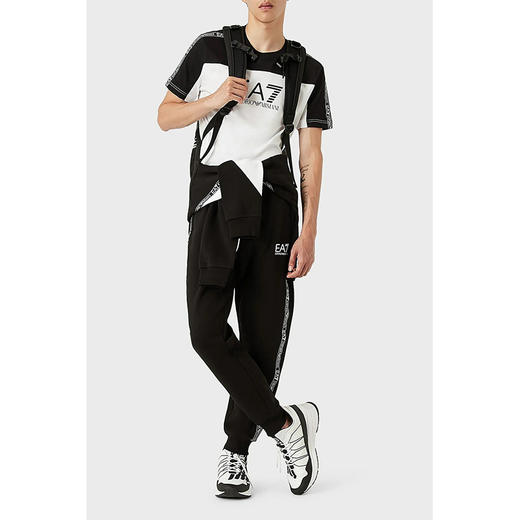 EMPORIO ARMANI EA7 阿玛尼 男士运动裤 黑色 6KPP61 PJ07Z 1200 商品图3