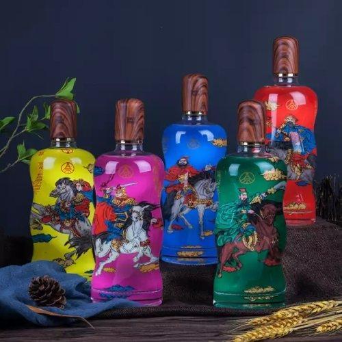 五粮液 干一杯三国五虎上将42度 555ml×5瓶装 整套销售 浓香型白酒 商品图3