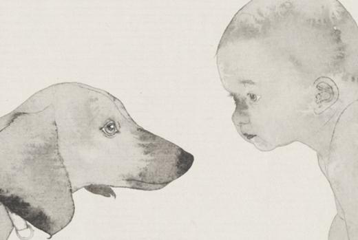 李军 |《兄弟 No.11》纸本水墨 160cm×60cm 商品图2