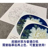 【有步骤、大彩图】李晓明工笔画白描底稿小品《烟笼翠》牡丹初学者临摹花鸟线稿KL17 商品缩略图3