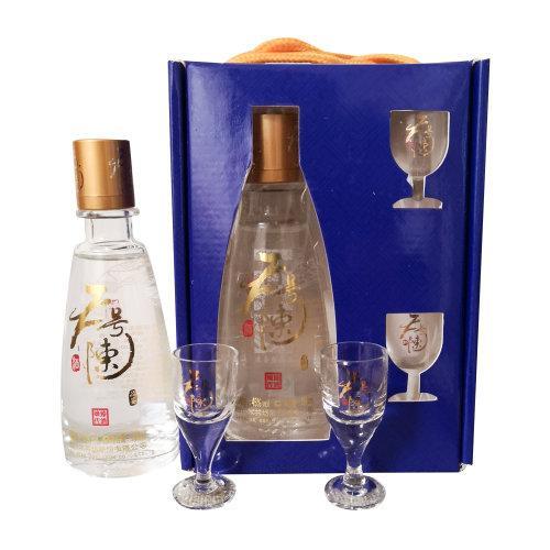 【老酒小酒版】水井坊天号陈 45度浓香型白酒 2012年产 100ml 带两个酒杯 礼盒装 商品图1