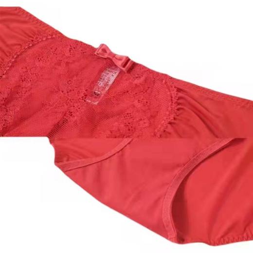 安莉芳蕾丝性感低腰三角裤包臀纯棉裆舒适内裤女E300420 商品图4