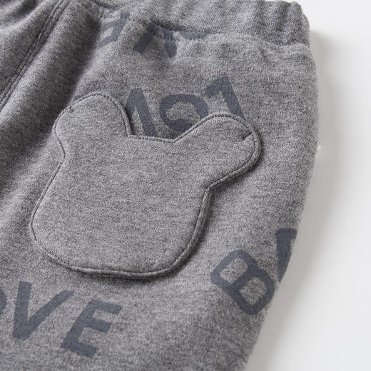 安奈儿男童全腰针织单裤xb216537 商品图3