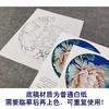 【有步骤、大彩图】李晓明工笔画白描底稿圆形小品《瑶池春》牡丹初学者临摹花鸟线稿KL16 商品缩略图3