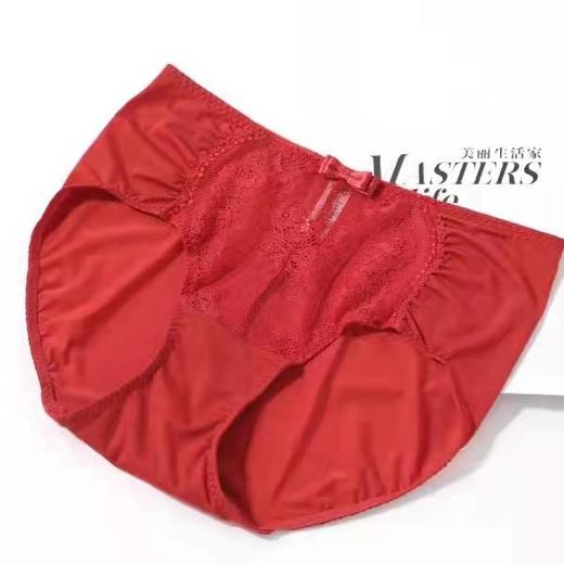 安莉芳蕾丝性感低腰三角裤包臀纯棉裆舒适内裤女E300420 商品图3