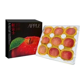 【山东栖霞红富士5斤9枚礼盒装】山东烟台红富士苹果 单果85mm起 清香脆甜 果香浓郁  口感清甜