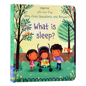 什么是睡眠 英文原版 Questions and Answers What is sleep 幼儿问与答翻翻书 尤斯伯恩 英文版儿童英语启蒙绘本 进口书籍