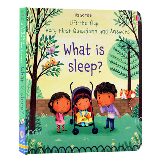 什么是睡眠 英文原版 Questions and Answers What is sleep 幼儿问与答翻翻书 尤斯伯恩 英文版儿童英语启蒙绘本 进口书籍 商品图0