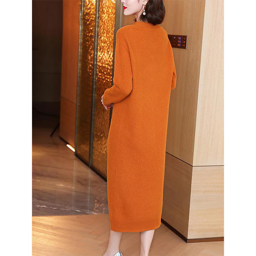 AA  XH法式v领显瘦连衣裙女人味时尚气质 商品图1