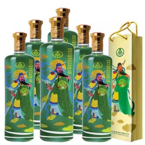 五粮液干一杯绵柔·关公白酒 浓香型 42度475ml 每2瓶送手提袋1个 送礼家宴聚餐用酒 商品图2