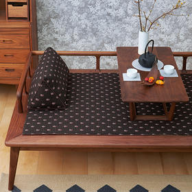 秋日奏鸣罗汉床棕榈垫新中式坐垫