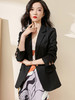 米思阳2026春季新款通勤休闲职场OL西装女修身显瘦一粒扣外套0046 商品缩略图1