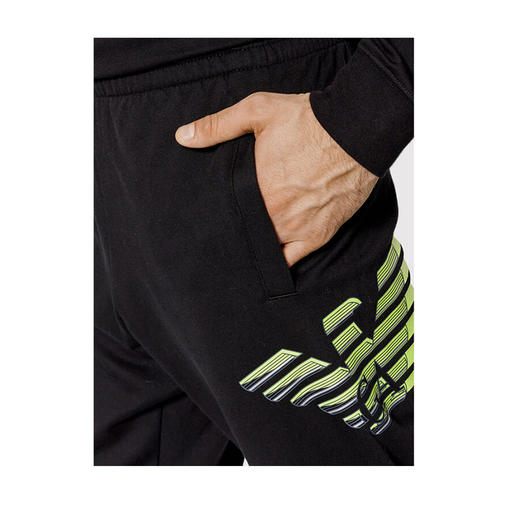 EMPORIO ARMANI EA7 阿玛尼 男士运动裤 黑色 6KPP83 PJ05Z 1200 商品图2