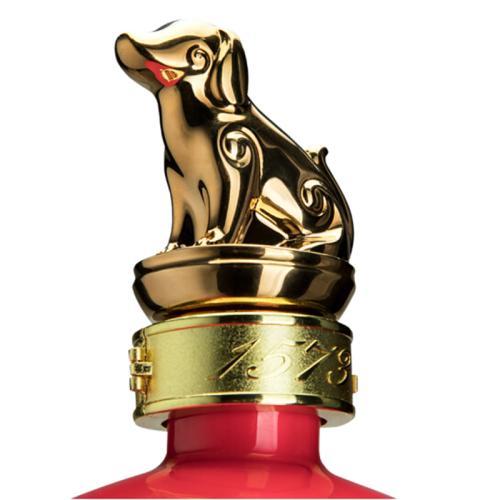 55度 1L 国窖1573酒 2018封藏大典纪念酒 春酿金狗佑财 铜钱版（酒厂封坛酒）带收藏证书独立编号 浓香型白酒 商品图2