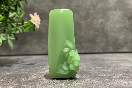 【御珠宫坊】碧玉花挂件 商品图0