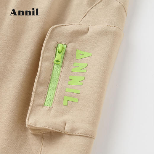 安奈儿男童全腰针织单裤xb216538 商品图2