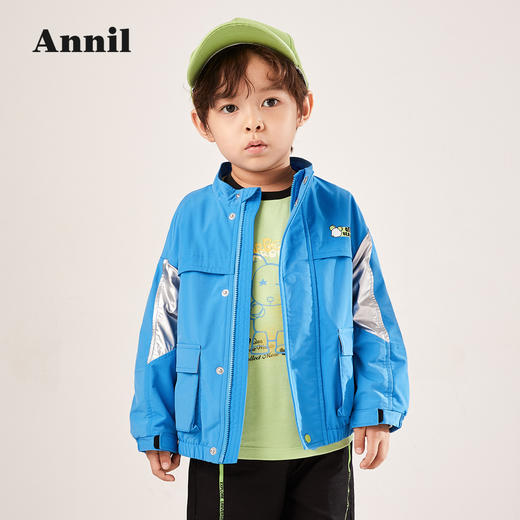 安奈儿【QEE系列IP联名】男童夹克外套xb215540 商品图0