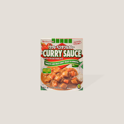 好侍蔬菜风味咖喱酱-微辣 210g 商品图0