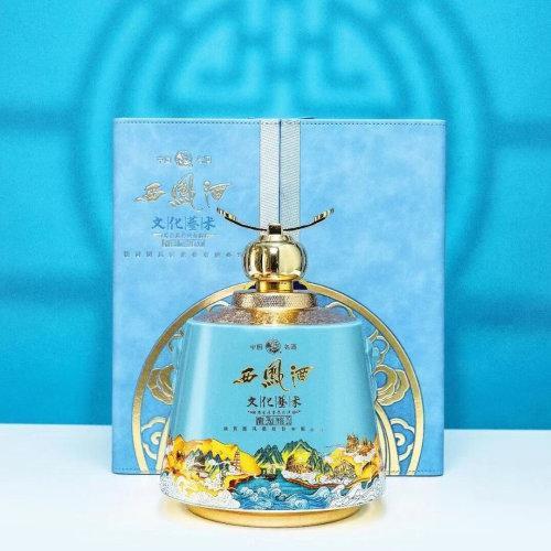 【中国名酒收藏大坛酒】西凤酒 文化艺术酒 55度 2.5L装 凤香型白酒 皮盒礼盒装 带收藏证书 独立展示架 收藏摆柜送礼 商品图2