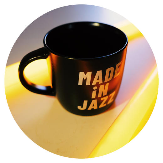 「Made in Jazz」黑白经典马克杯 商品图3