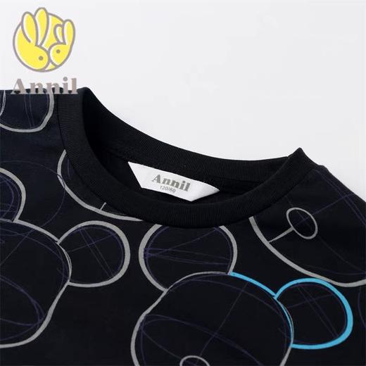 安奈儿【QEE系列IP联名】男童圆领长袖针织衫ab211584 商品图4