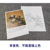【有步骤、大彩图】李晓明工笔画白描底稿斗方小品《白蔷薇图》初学者临摹花鸟线稿KL02 商品缩略图2