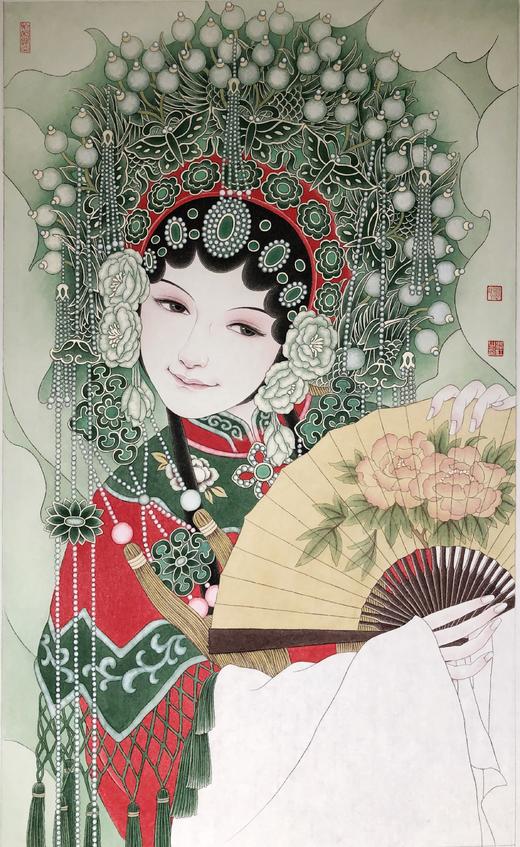 付落红 |《贵妃醉酒》-3 90cm×57cm 商品图1