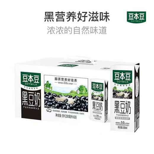 豆本豆黑豆奶250ml*20盒 商品图0