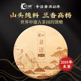 一球2019年景迈生茶357g