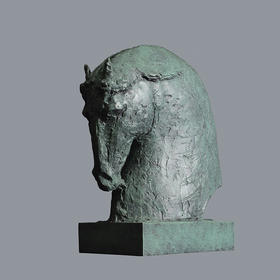 宇达青铜摆件 司徒杰作品《沉思》艺术装饰摆件  高34cm