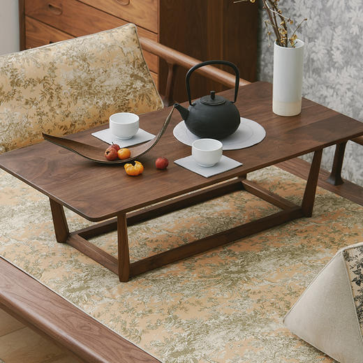 法式线描罗汉床棕榈加厚防滑坐垫 商品图1