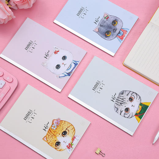 齐心可爱猫系列无线装订本CWB540-1 B5 40张 商品图2