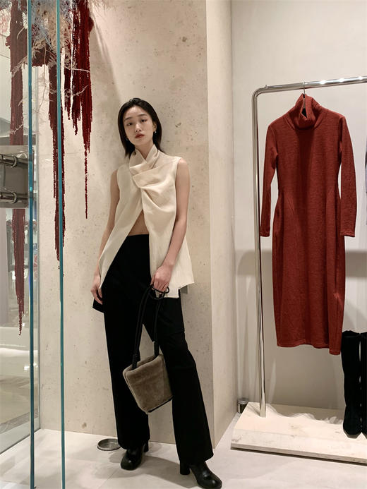 HIDEMI 腰片设计感裙装两件套式西裤 商品图12