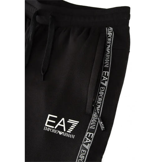 EMPORIO ARMANI EA7 阿玛尼 男士运动裤 黑色 6KPP61 PJ07Z 1200 商品图2