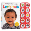 10种声音辨别认知 发声书 英文原版 Simple First Words Let's Talk 进口英语书籍英文版 商品缩略图1
