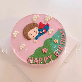 妈妈是超人手绘蛋糕-低糖处理无添加