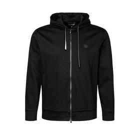 EMPORIO ARMANI 阿玛尼 连帽 男士卫衣 黑色 8N1MG0 1JBTZ 0999