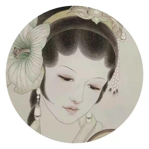 付落红 | 工笔人物01  40cm×40cm 商品图1