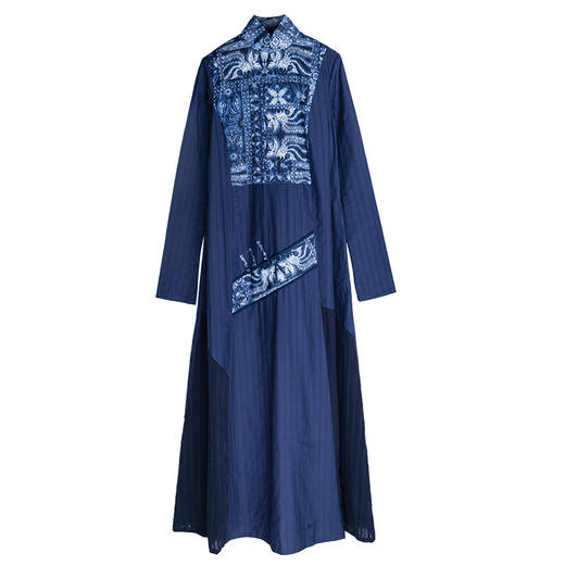 青衣谣印花拼接连衣裙 | 杨丽萍老师同款 | 现货加急发 商品图7