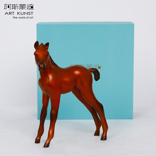 【6F】阿斯蒙迪 限量创意青铜家居装饰品乔迁新居礼品生肖马艺术品礼物 商品图4