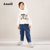 安奈儿男童全腰针织牛仔单裤xb216536 商品缩略图3