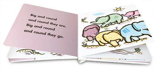 大象游行 英文原版绘本 A Parade of Elephants 纸板书 儿童英语启蒙图画书 Kevin Henkes 英文版进口书籍 商品图1